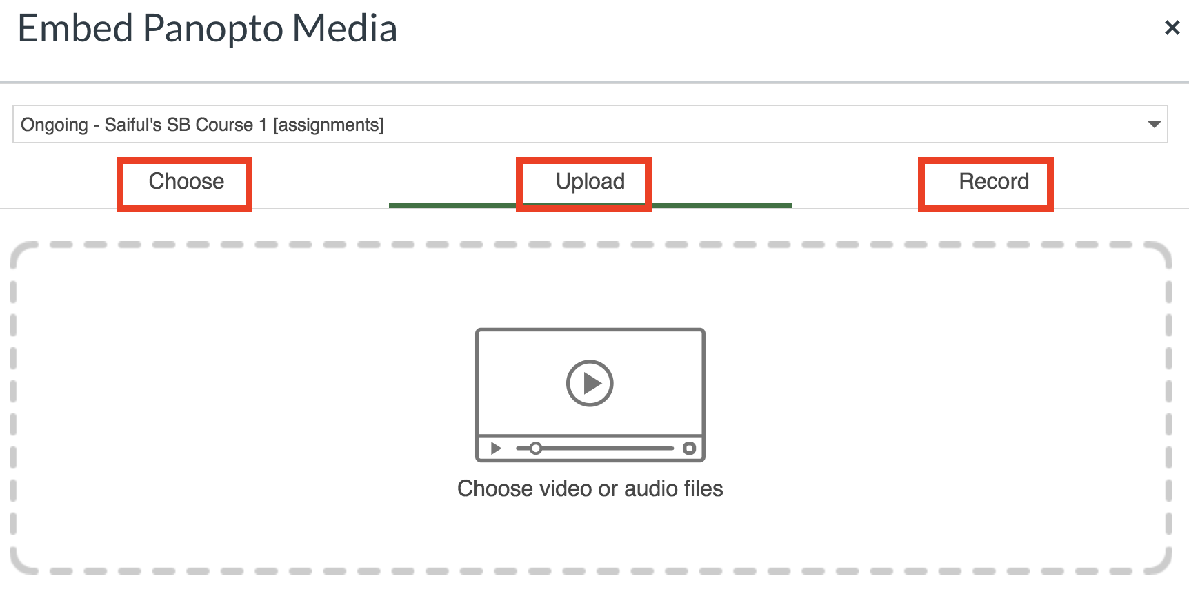 Submit a Panopto video to Canvas as a student IT Help